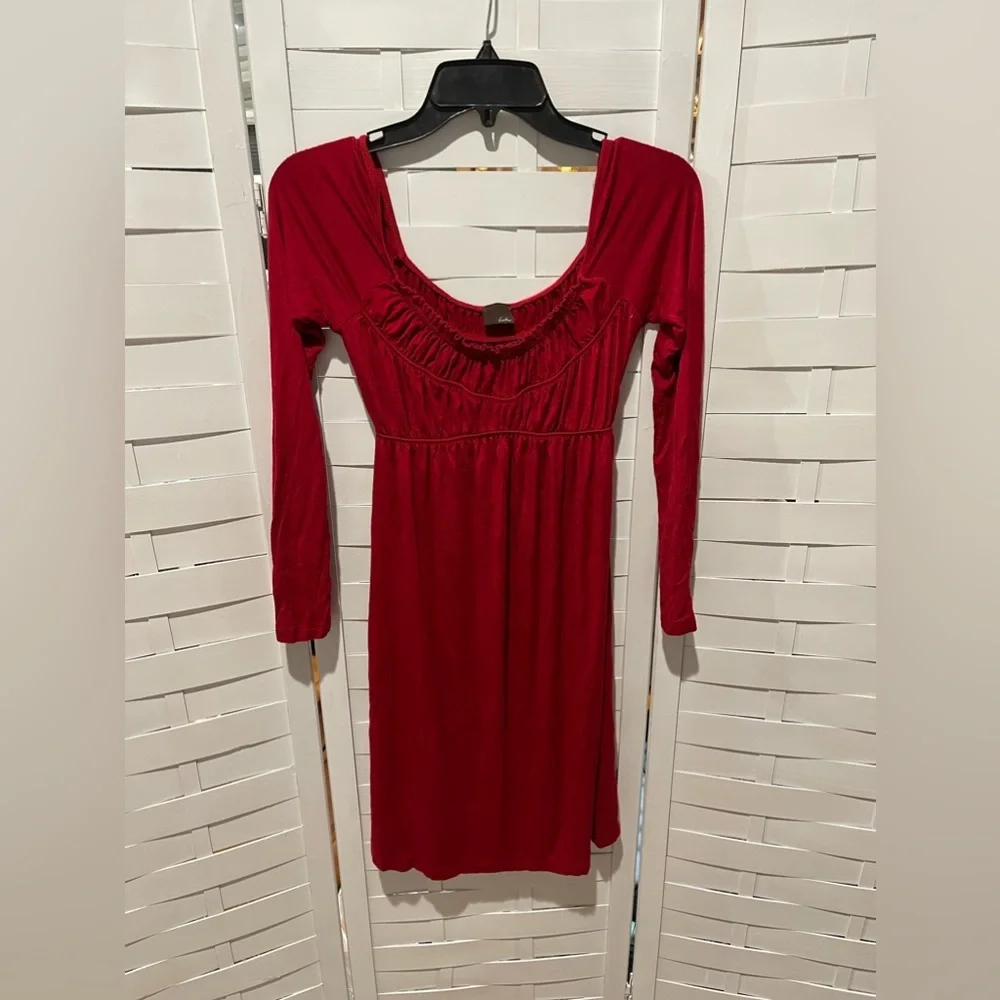 Lush Ruffle Mini Dress